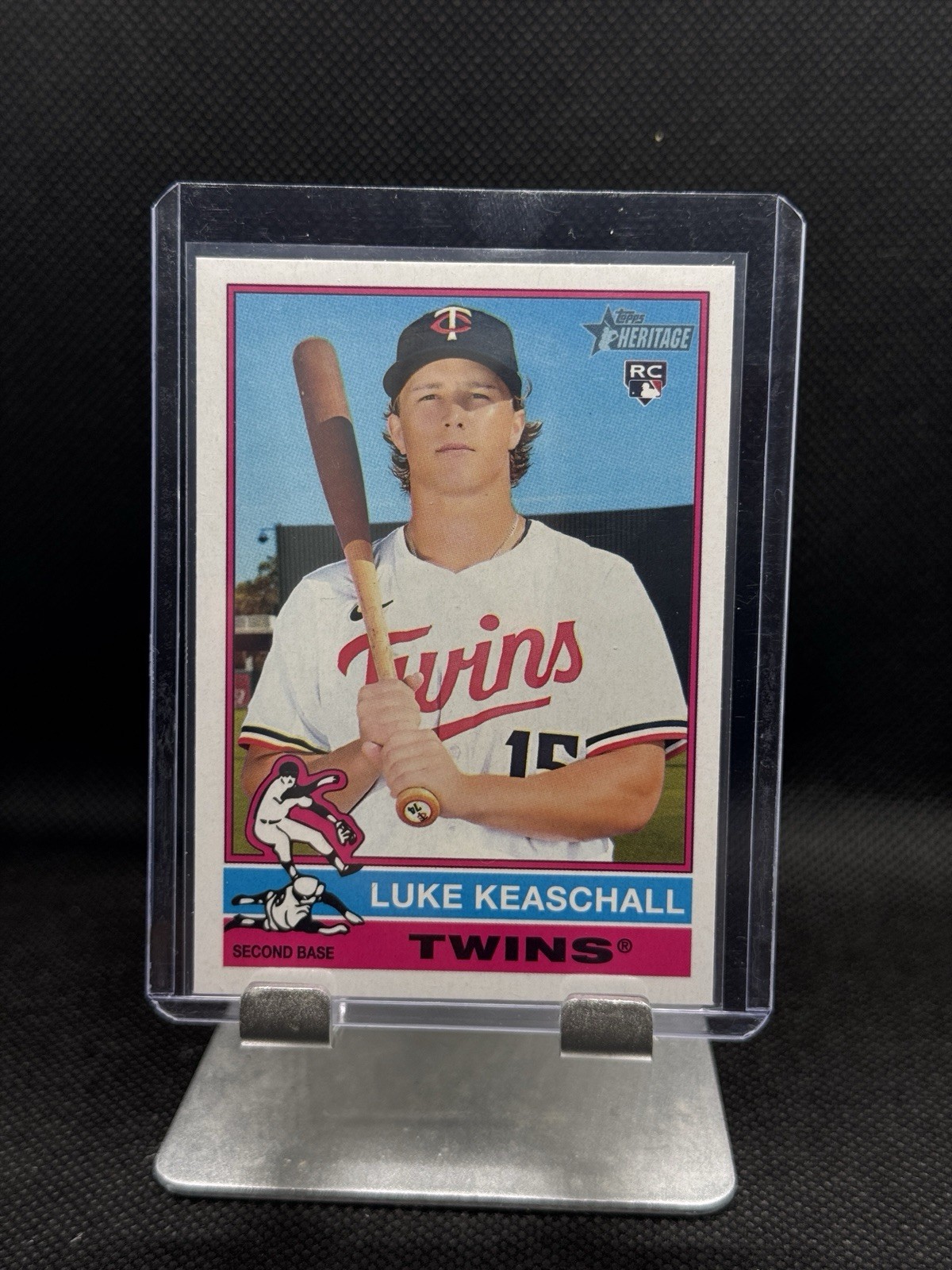2025 Topps Heritage High Number Luke Keaschall #614 ROOKIE