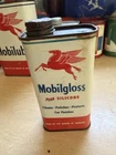 Very Clean Mobil Pint Can Vintage Mobilgas Pegasus Oil