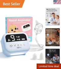Nasal Aspirator for Baby, Hospital Grade Nose Sucker with 9 Levels Suction, N...