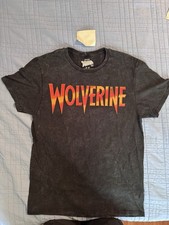 Black Marvel Vintage 1997 X-Men Wolverine T-Shirt Size Medium