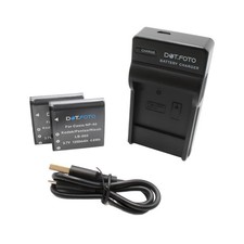 2x LB-060 Battery & USB Charger for Kodak PixPro AZ362 AZ425 AZ521 AZ525 AZ528
