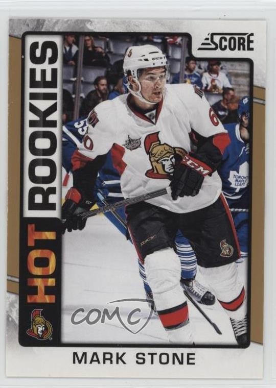 2012-13 Score Hot Rookies Gold Rush Mark Stone #548 Rookie RC 0w2