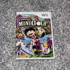 Nintendo Wii Carnival Games Minigolf Video Game 2008 Complete with Manual