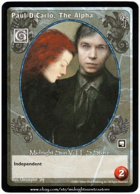 Paul DiCarlo, The Alpha Giovanni Final Nights V:TES VTES Vampire CCG