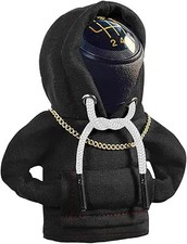 Car Gear Shift Hoodie, Funny Mini Hoodie Car Decor, Winter Warm U Color: Black