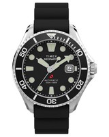 Timex Deep Water Meridian Schwarz Herren Armbanduhr TW2Y40000