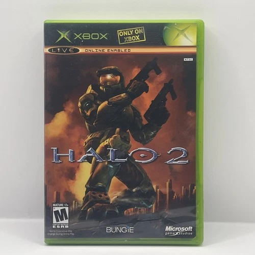 Halo 2 (Microsoft Original Xbox, 2004) Tested Works Great Smoke Free