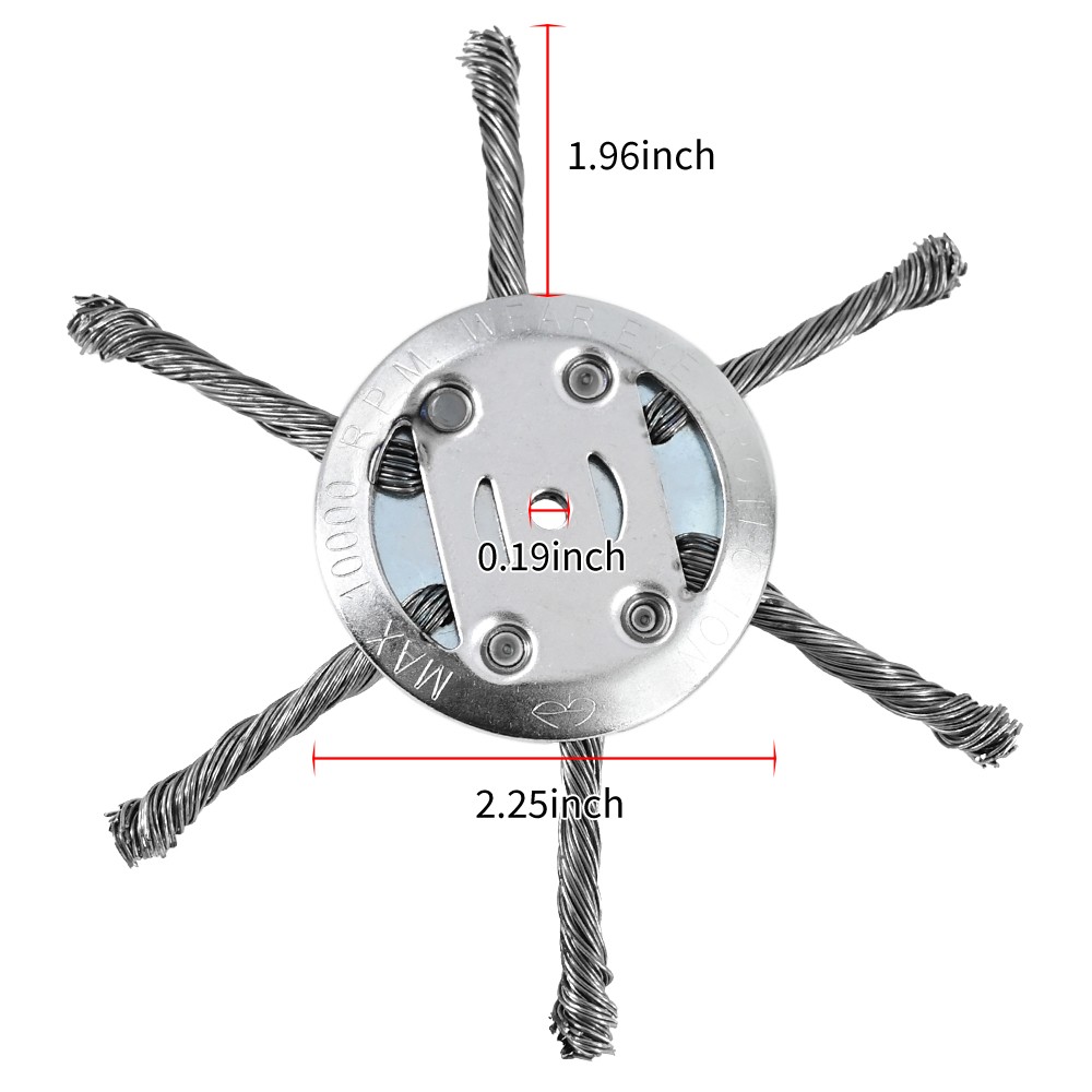 Lawn Mower Steel Wire Grass Trimmer Head Brush Cutter Weed Eater Trimmer Head