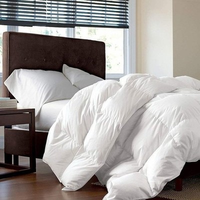 LUXURIOUS Siberian GOOSE DOWN Comforter,1200 Thread Count 100% Down-Proof Cotton