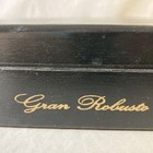 Vintage GRAN HABANO 3 SIGLOS Black Wood Cigar Box Honduras Robusto — photo 2