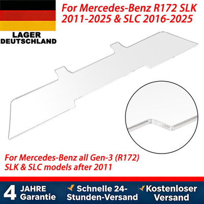 For Mercedes-Benz 3 Generation R172 SLK SLC Air Blade Mini Wind Deflector Clear