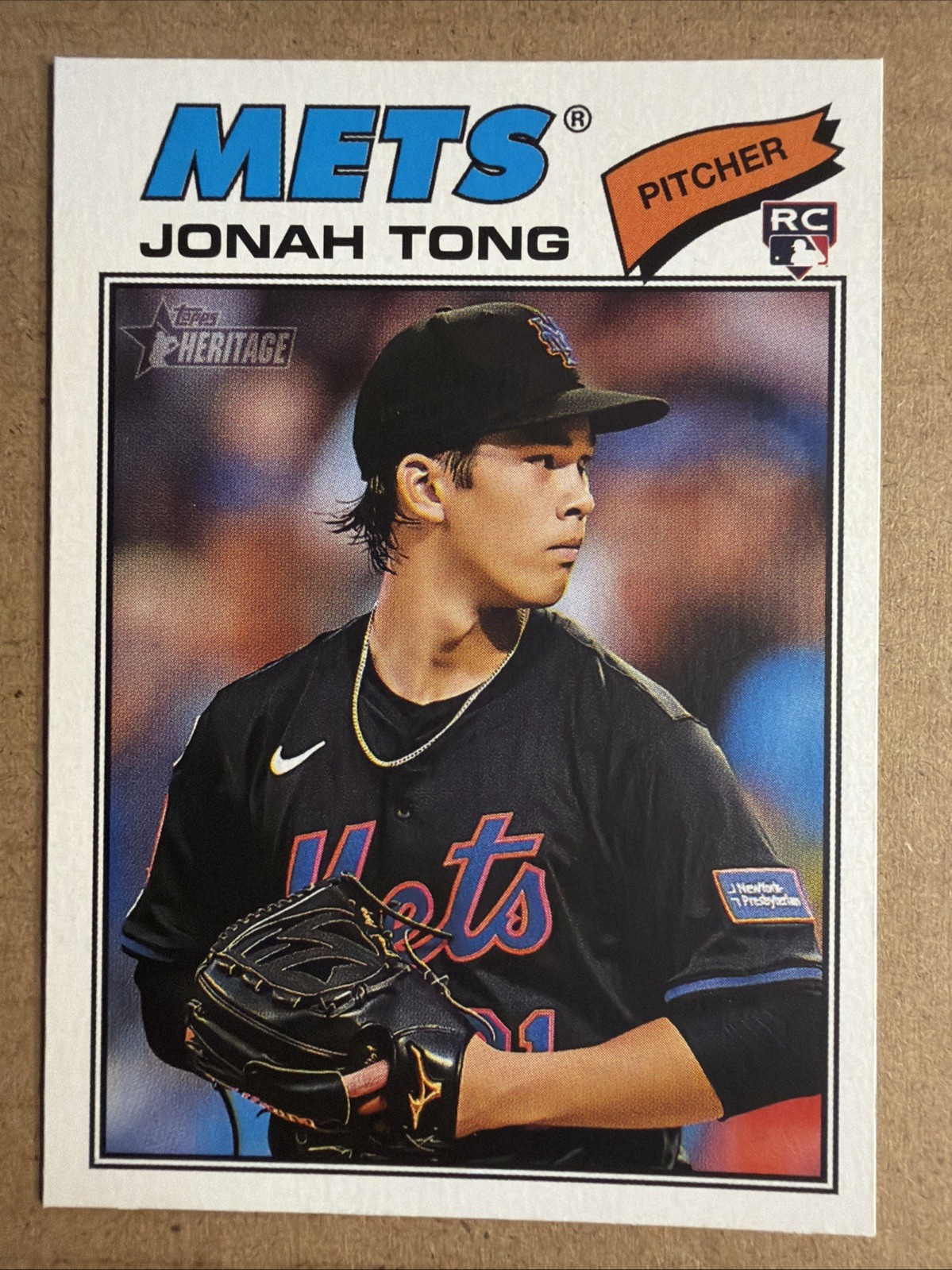 2026 Topps Heritage Jonah Tong RC #137 FREE SHIPPING