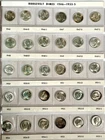 US Complete Set 1946-1980 Silver and Clad Roosevelt Dimes with Proofs (111pcs)