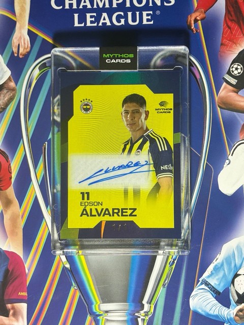 edson alvarez Mythos card autograph one of one 1/1  fenerbahce mexico