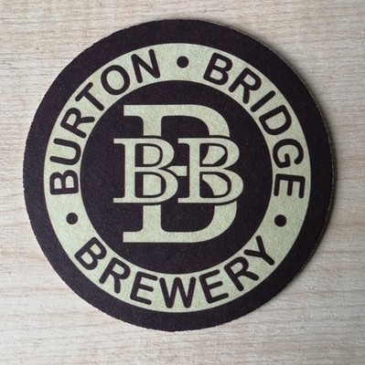 BURTON BRIDGE BRAUEREI BIERDECKEL. HERITAGE BREW CO. BURTON ON TRENT. 4 ZOLL CA.