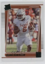 2023 Panini Chronicles Draft Picks Clearly Donruss Green Bijan Robinson #34 15ik