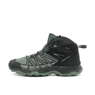 Salomon Damen 411358 Outdoorschuhe Grü Schwarz Textil Wanderschuhe EU 41 1/3