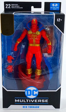 McFarlane Toys DC Multiverse Red Tornado Gold Label Action Figure Extra Hands