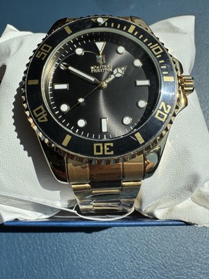 Invicta X Montres Prestige Men's Gold/Black Watch 42mm MPW-0085