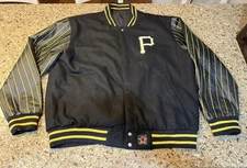 1990s Pittsburgh Pirates JH Design Reversible Varsity Jacket Size 3X