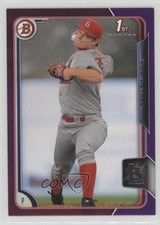 2015 Bowman Prospects Purple 32/250 Nick Petree #BP84 0l2