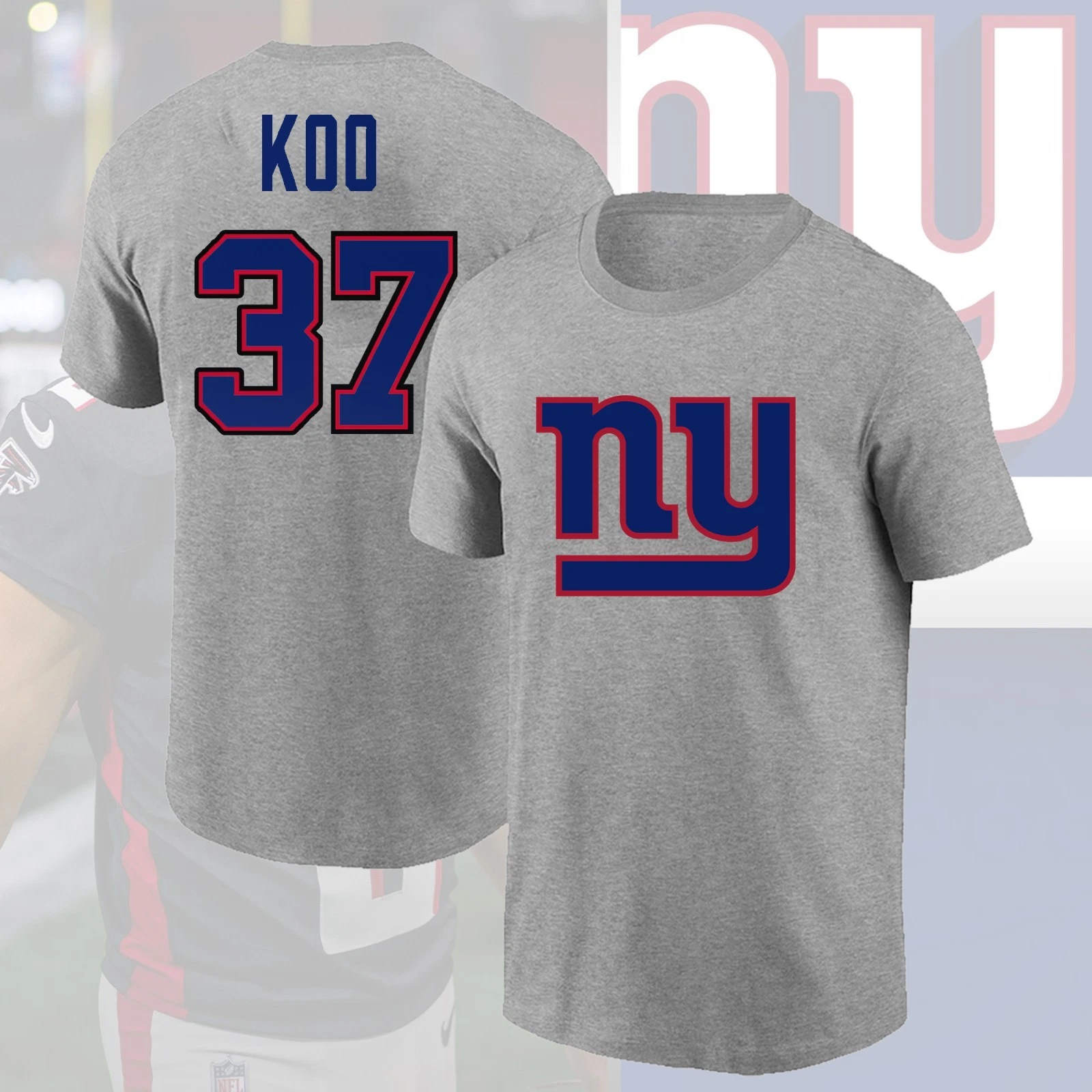 Younghoe Koo #37 New York 2025 Player Name & Number For Fans