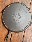 Griswold Cast Iron #14 Large Block Logo Skillet With Heat Ring