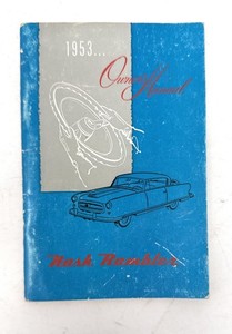 1953 Nash Rambler Owners Manual