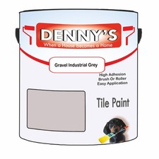Dennys Tile Kitchen Tile Paint - Gravel Industrial Grey