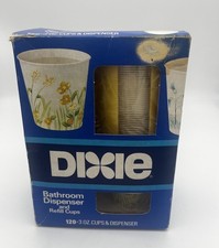 Vintage Dixie Bathroom Dispenser & Refill Cup...
