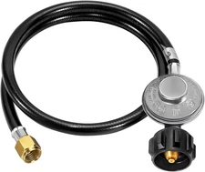 Gassaf 3FT Propane Regulator with Hose, Low Pressure Propane Gas Parts for Weber
