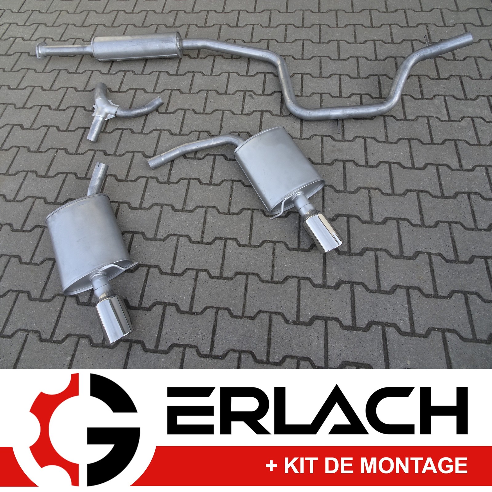 Silencieux echappement Ford Mondeo IV 2.3 de 100mm pot 7770
