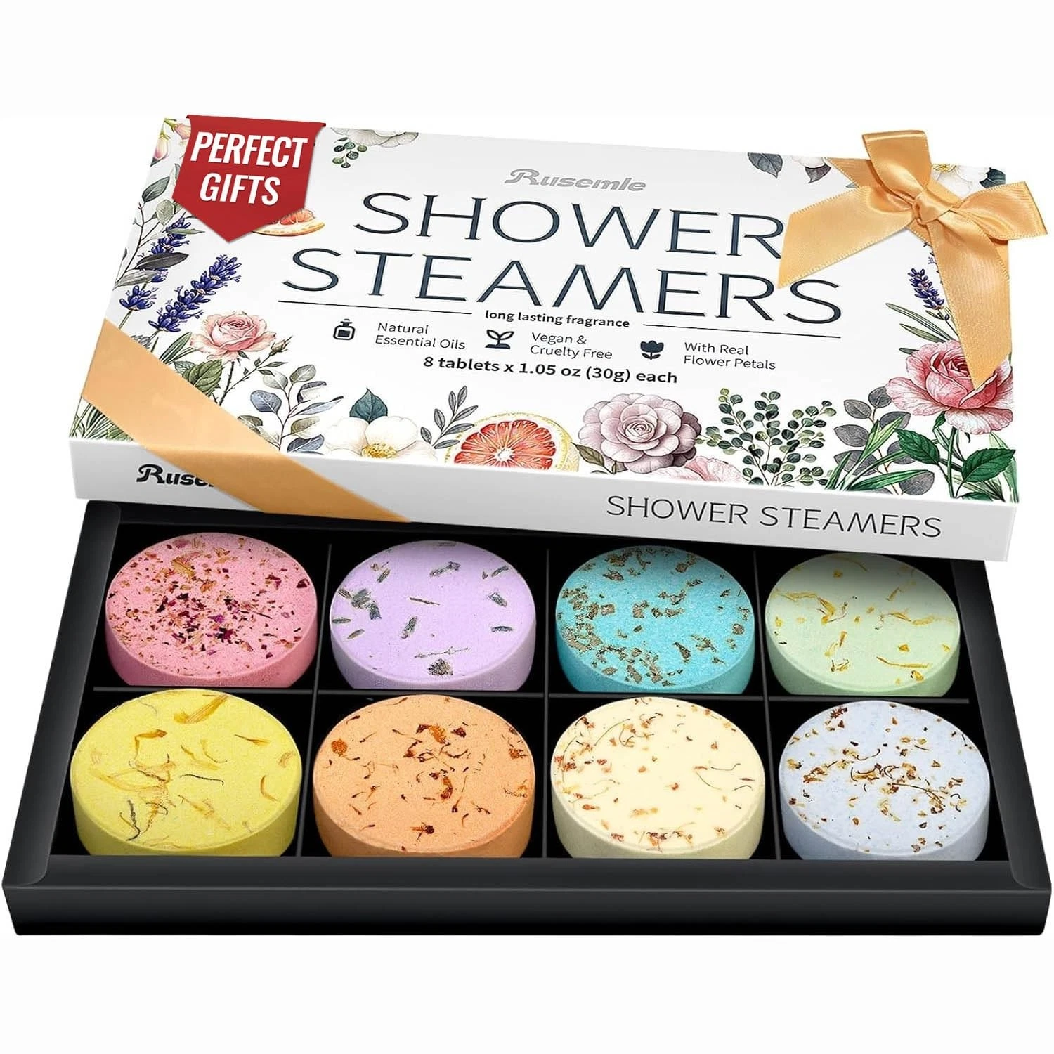 Shower Steamers Aromatherapy Birthday Gifts for Women - 8 Pack Shower Bombs with