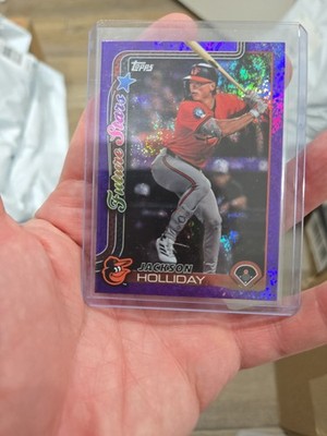 2025 Topps Series 1 - Future Stars Jackson Holliday #220 Purple Rainbow /250