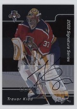 2001-02 ITG Be A Player Signature Series Auto Trevor Kidd #185 Auto qh5