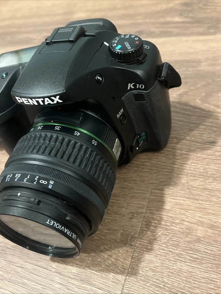 Pentax K10D SLR Digital Camera w/AF 18-55mm f3.5-5.6 Zoom Lens Battery & Charger - Image 2 of 4
