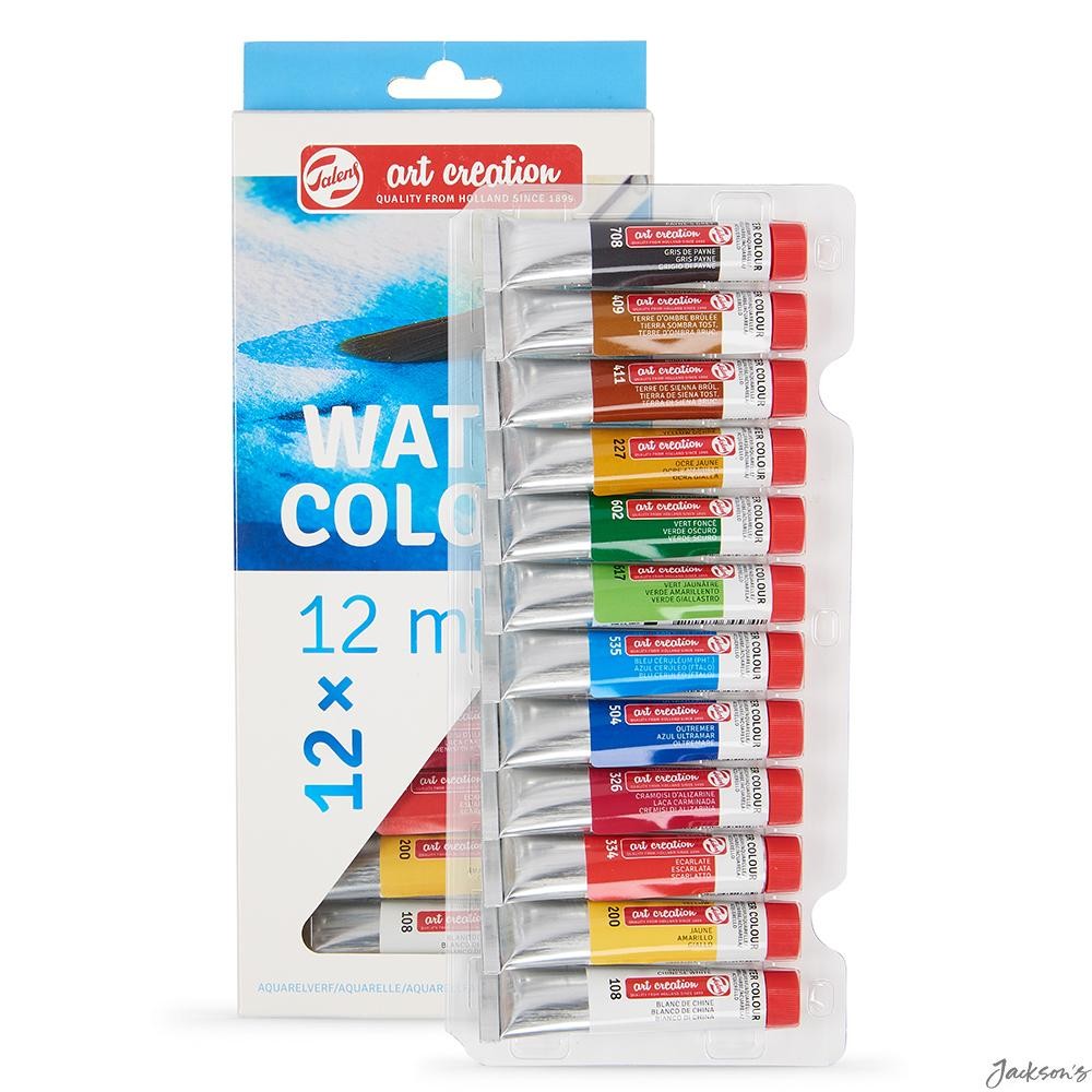 Royal Talens Art Creation Watercolour Paint Set 12ml Tubes 12 For Students