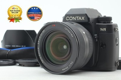 [N MINT w/ Hood] Contax N1 35mm SLR Film Camera 24-85mm f3.5-4.5 Lens From JAPAN