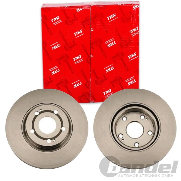 2X Trw Bremsscheiben 295Mm BelÜFtet Vorne Passend FÜR Toyota Corolla | DF4415S-image