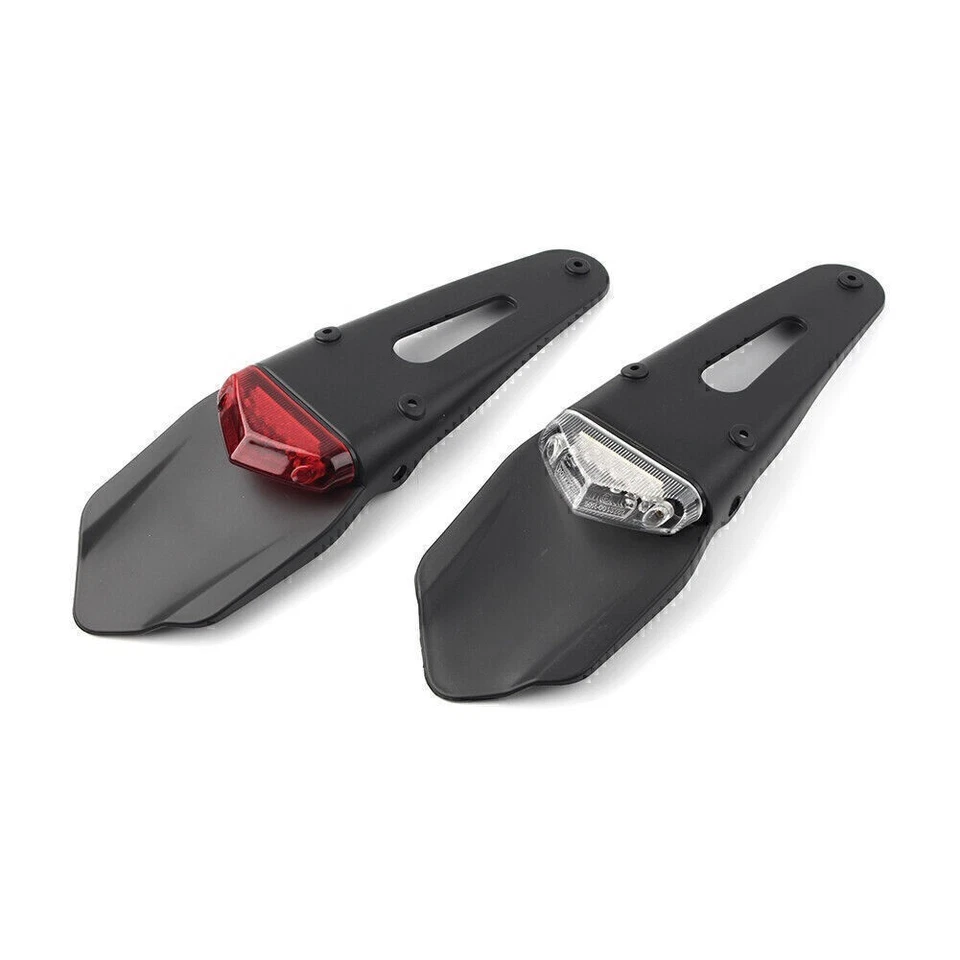 Luz trasera universal para moto guardabarros 12V LED todoterreno Foto 3 de 4