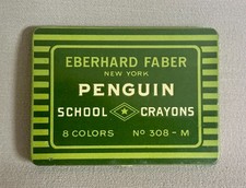 Vintage Eberhard Faber Penguin School Crayons...