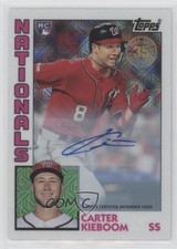 2019 Update Silver Pack 1984 Topps Baseball Chrome /149 Carter Kieboom Auto 0vf5