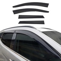 4X Windabweiser Regenabweiser FüR Dacia Duster 2018-2024 Acryl Dunkel