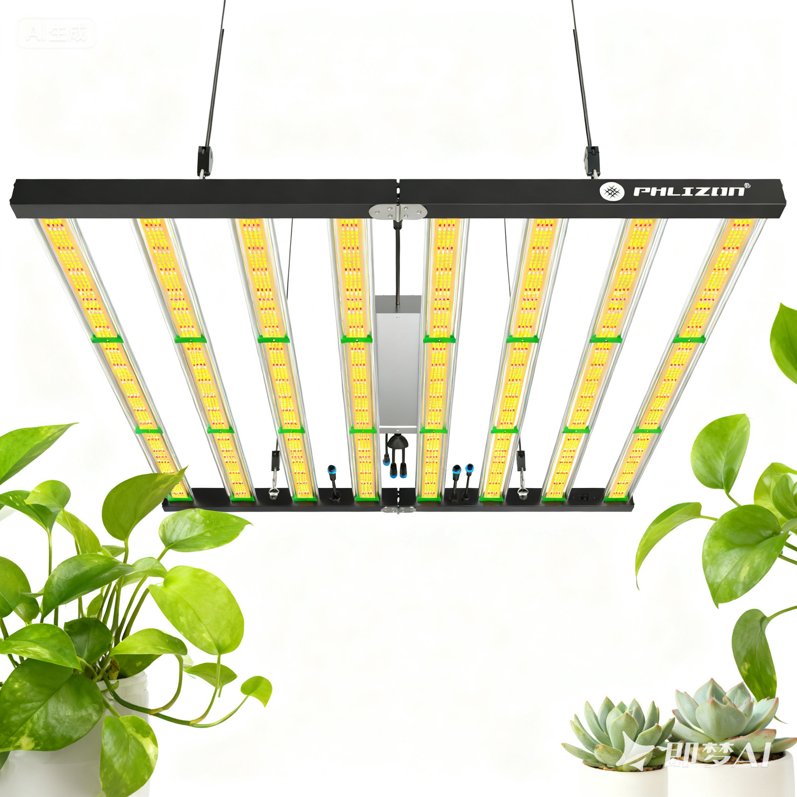 Phlizon Spider 1000W Plant Light for Pepper & Chili Plants from Seed to Harvest