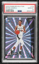 2020 Panini Revolution Rookies Sunburst 15/75 Devin Vassell PSA 10 GEM MT 0pz4