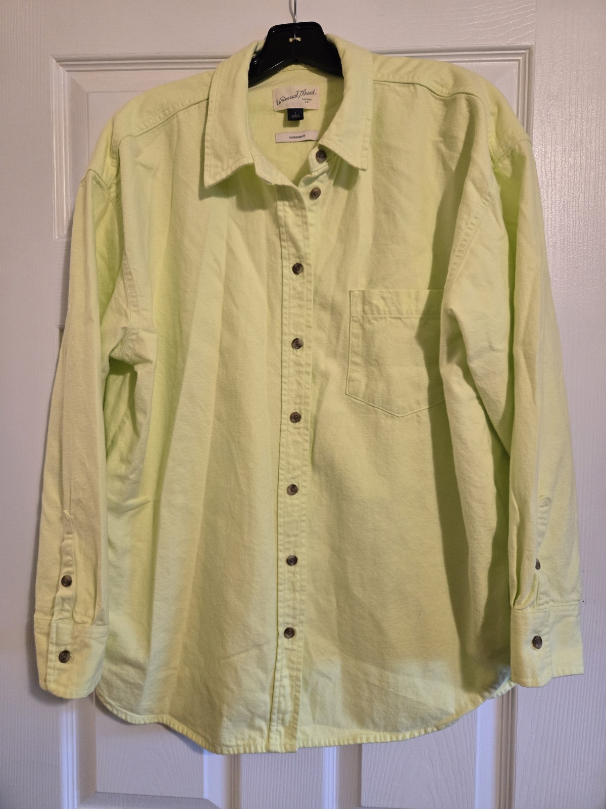 Universal Thread Button-Down Oversized Shirt size… - image 1