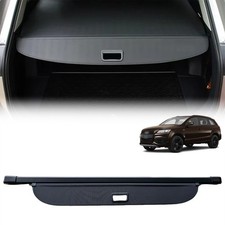 Für AUDI Q7 4L SUV 2005-2015 Laderaumabdeckung Abdeckrollo Kofferraum Schwarz