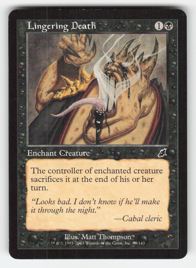 2003 Lingering Death Scourge 69 MTG