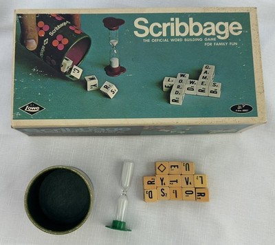1968 Scribbage Game by ES Lowe Complete in Good Condition FREE SHIPPING