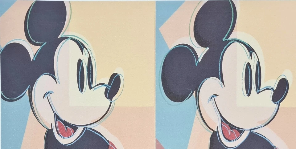 ANDY WARHOL * Mickey Mouse * lithograph *50x50 cm*limited # xx/500 CMOA signed - Bild 4 von 4